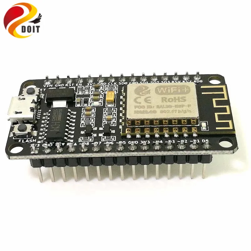 Макетная плата DOIT NodeMCU ESP8266 + щит для привода двигателя Wi-Fi ESP 12F комплект сделай сам