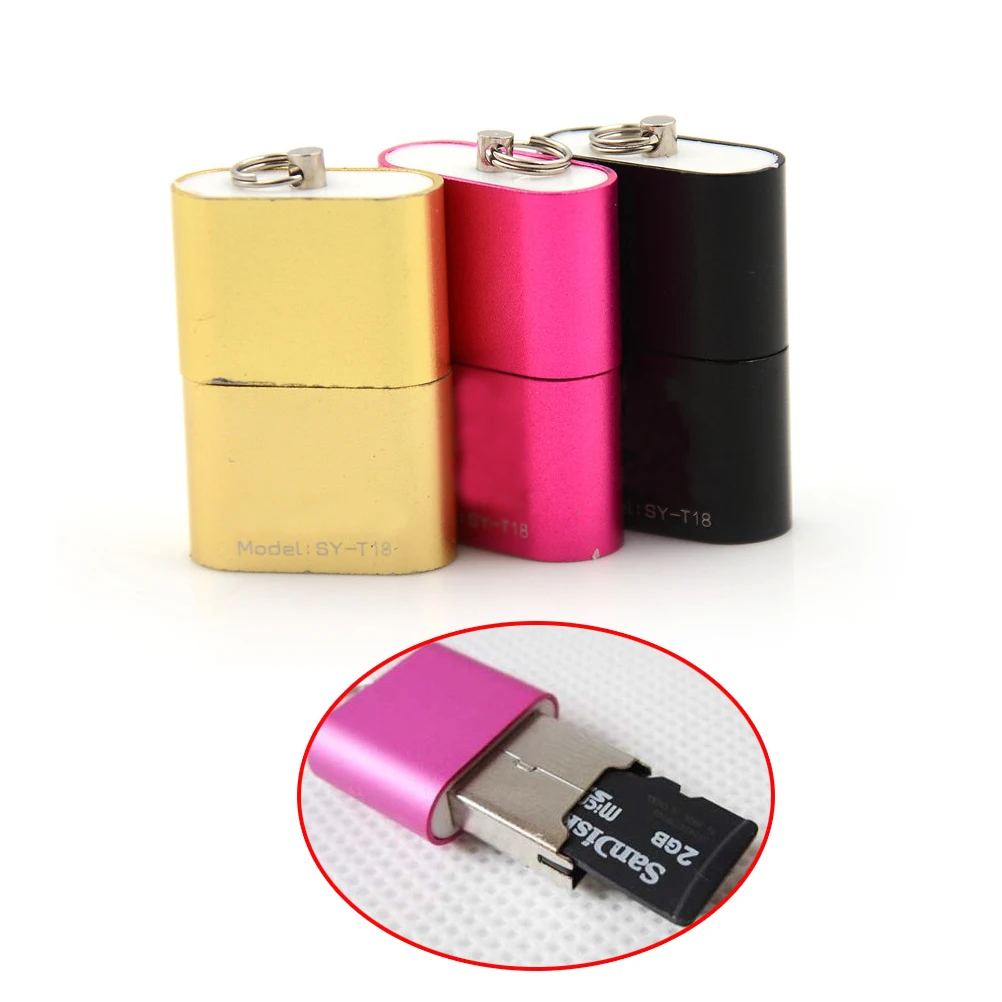 Портативный флэш накопитель SD память мини USB 2 0 микро TF T кардридер