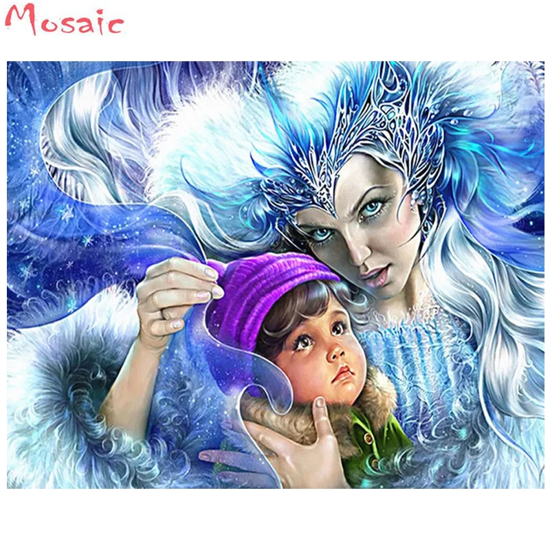 

Full Square/Round Diamond Paintings Portrait 5d Diamond Embroidery Sale fairy art Diamond Mosaic Picture Of Rhinestones