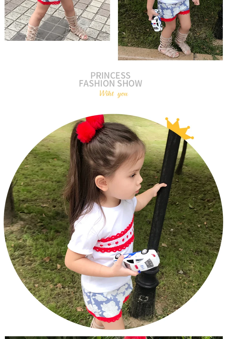 Г., Новое поступление, летняя хлопковая одежда для маленьких девочек от 1 до 5 лет качественная рубашка для девочек в испанском стиле комплект с кружевными штанами, изысканные наряды для девочек