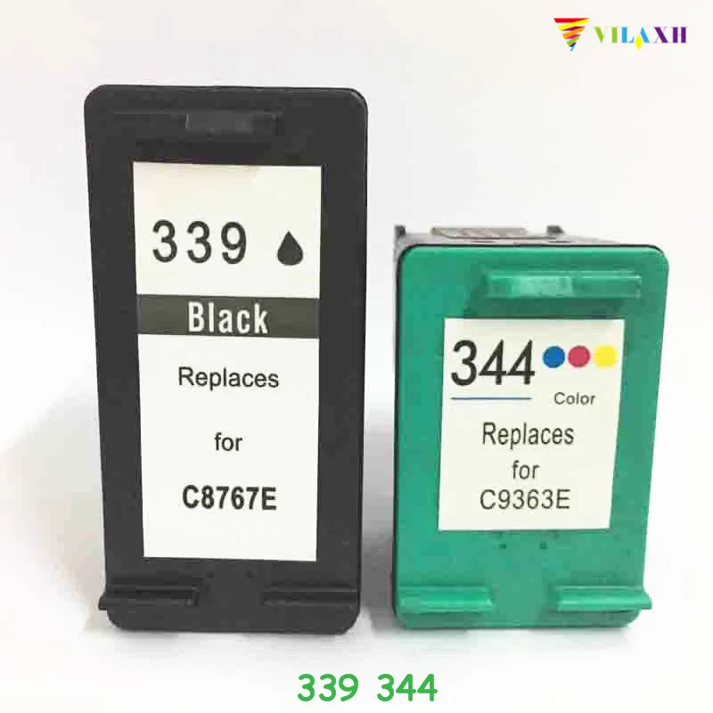 Совместимый чернильный картридж vilaxh 339 344 сменный для принтера HP Deskjet 460 5740 Photosmart