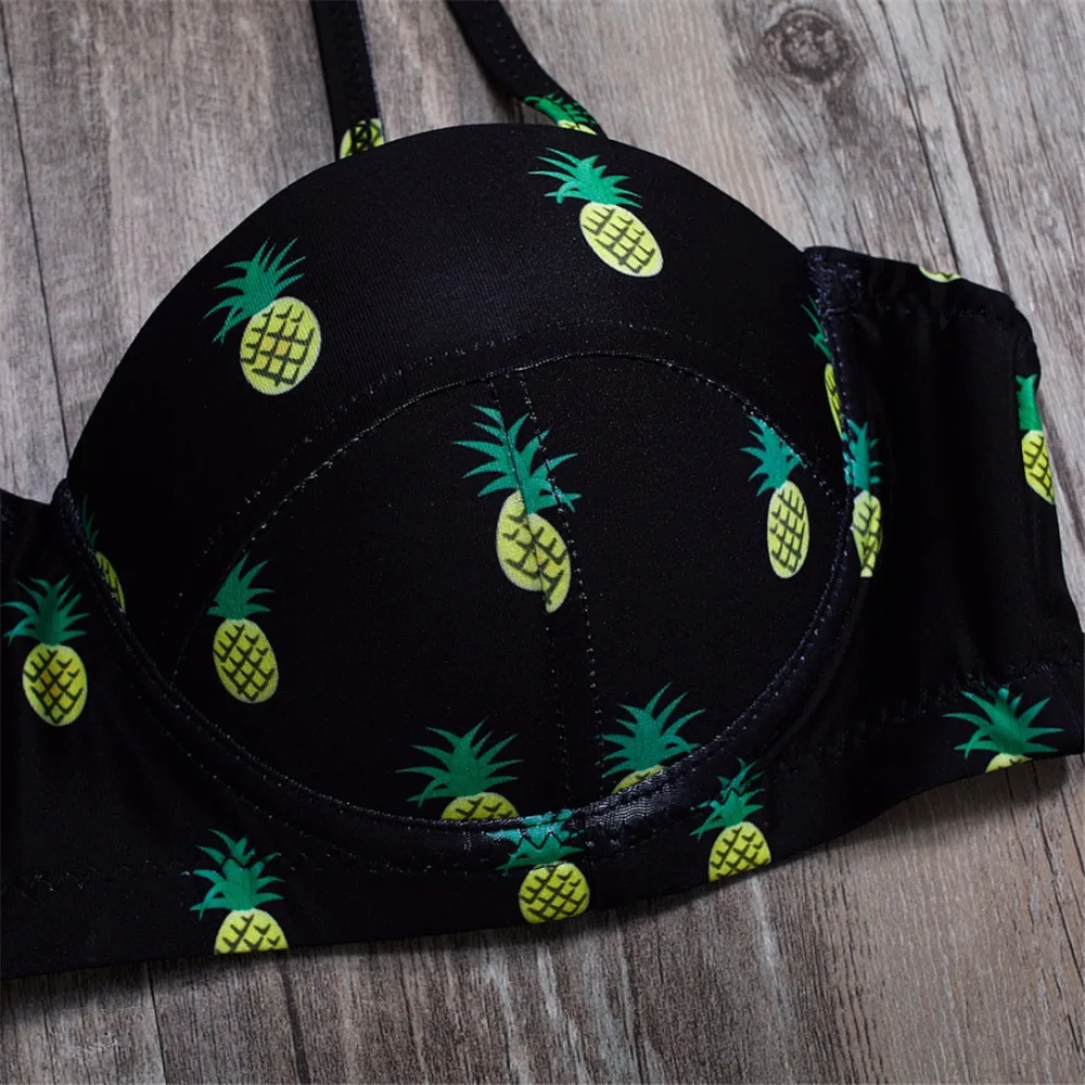 BANDEA Женская одежда для плавания комплект бикини бандо купальный костюм с принтом