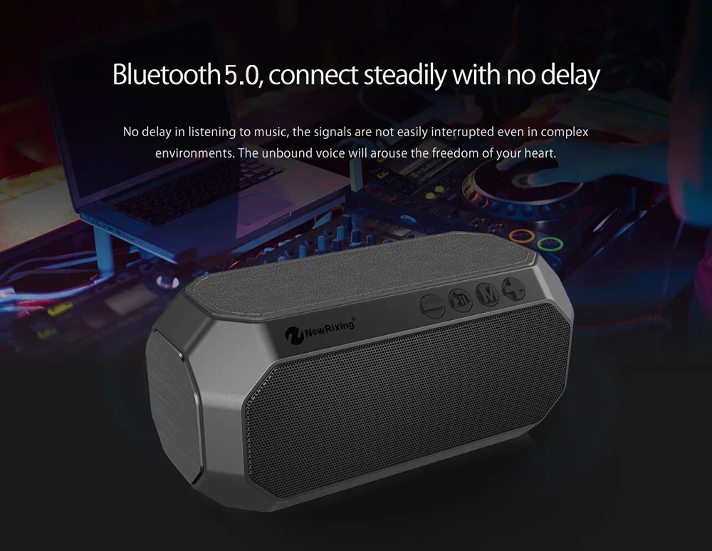 Newrixing водонепроницаемый Bluetooth динамик Портативный беспроводной caixa de som Super Bass