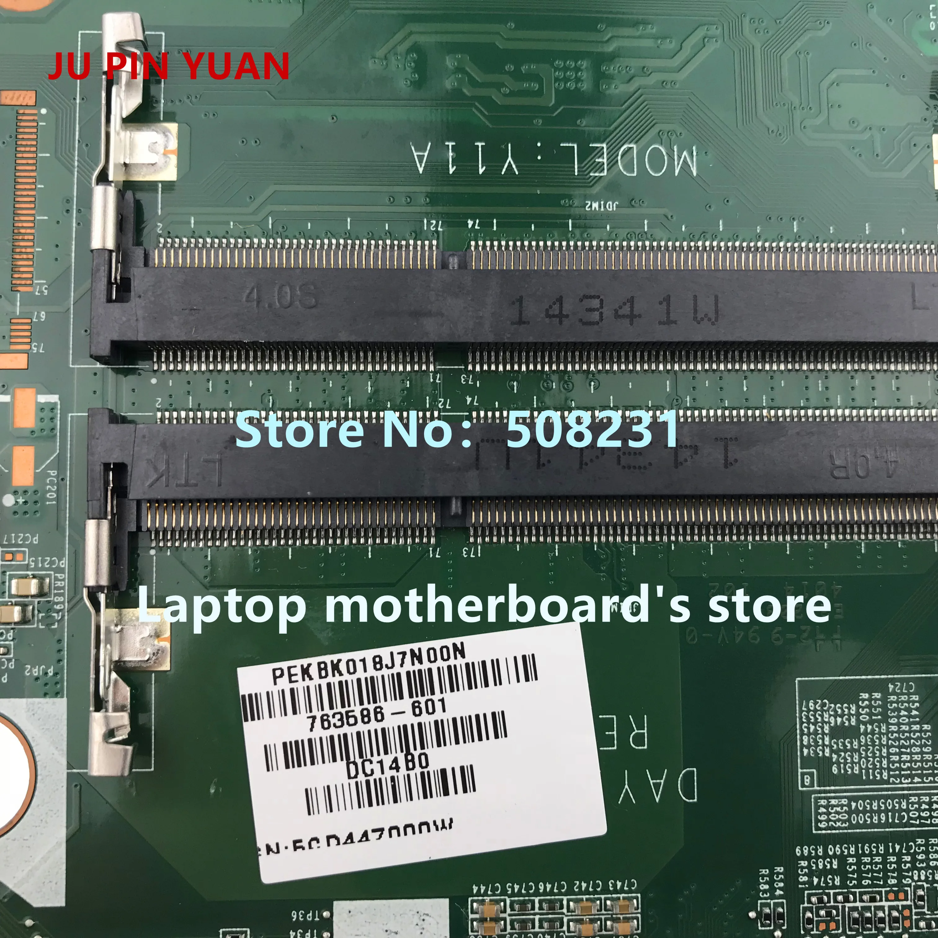 Ju pin yuan 915468-601 915468-001 аккумулятор большой емкости DAG37DMBAD0 материнская плата для ноутбука для женщин, hp ноутбук 17-W 17-AB Тетрадь ПК 1050 2 Гб i5-7300
