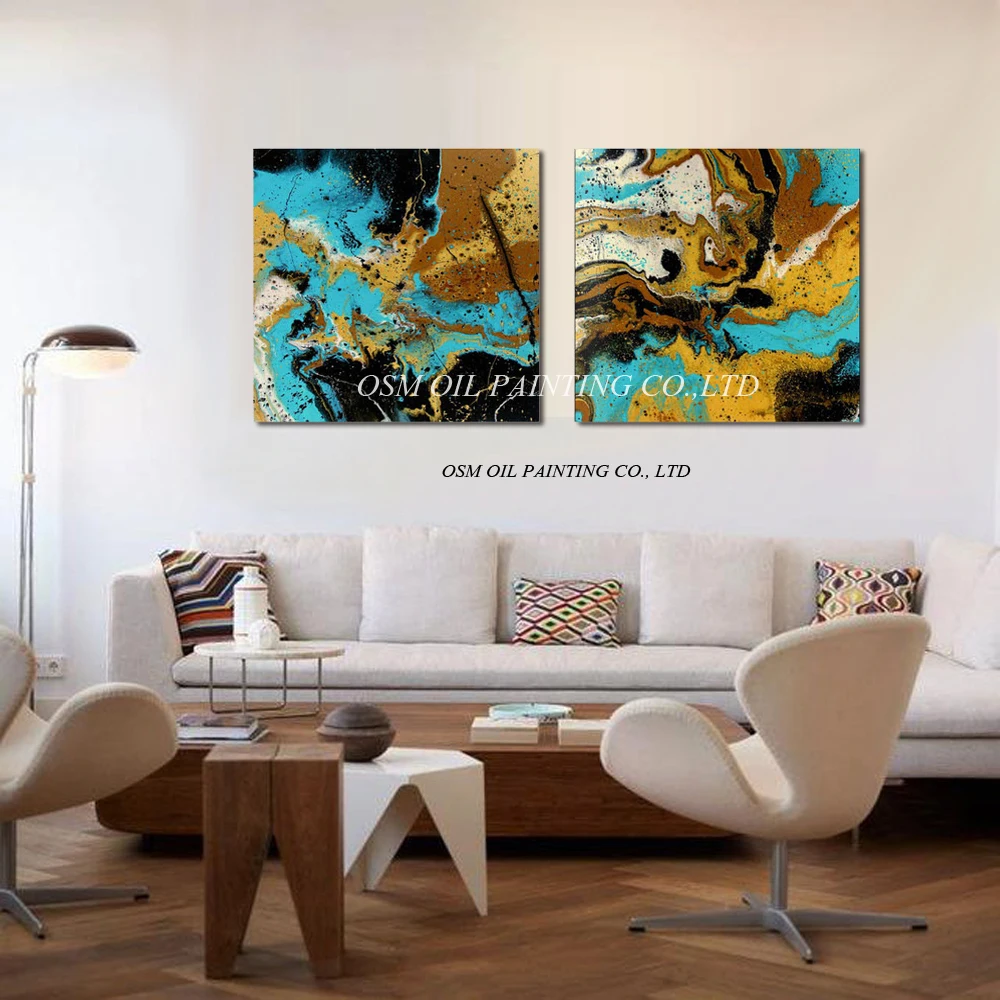 Художественная ручная живопись высокое качество современная абстрактная