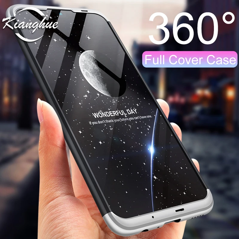 Kianghue чехол с защитой на 360 градусов для Huawei Honor 8 9 10 Lite V9 V10 V20 жесткая матовая