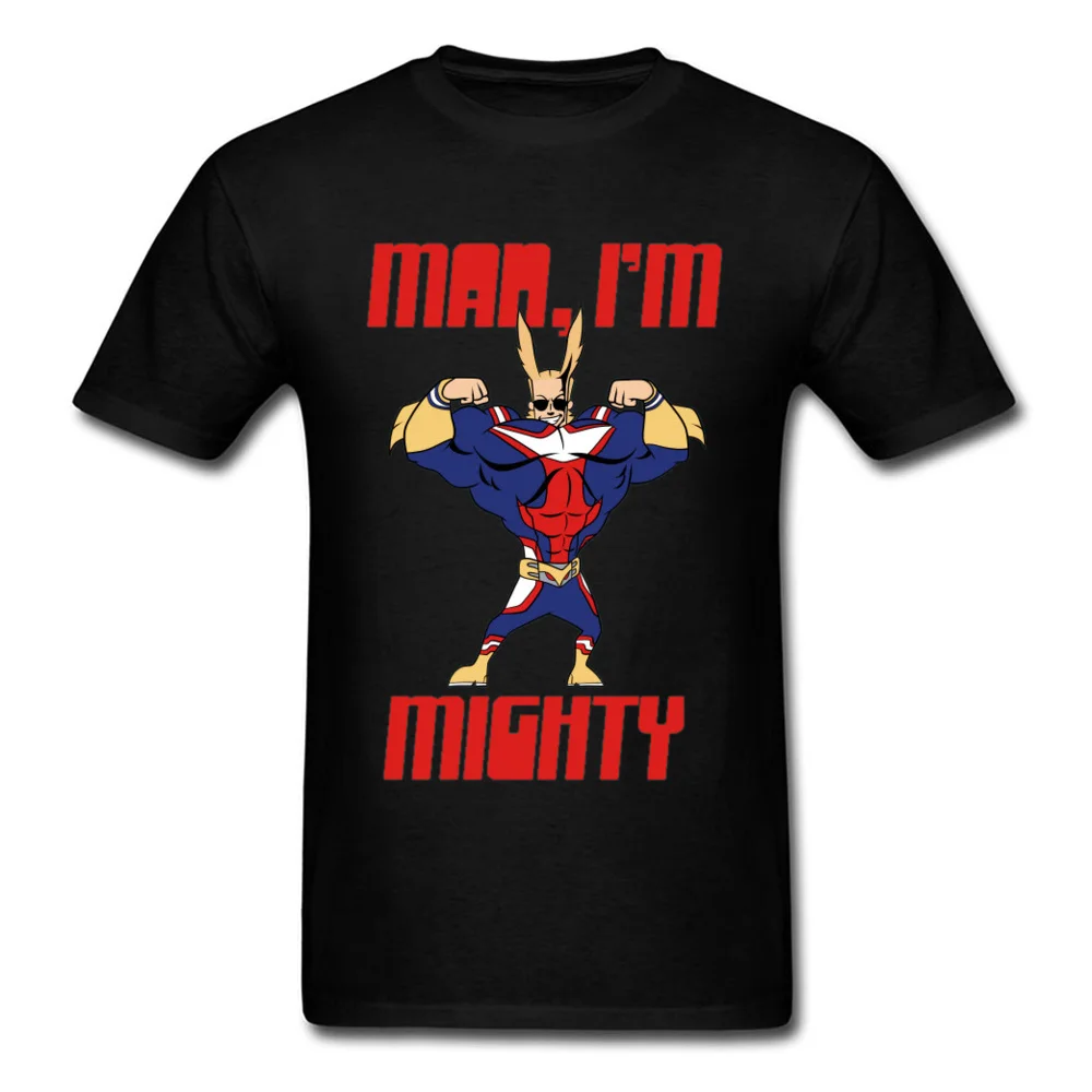 Футболки с надписью All Might Забавные футболки из японского аниме Моя геройская