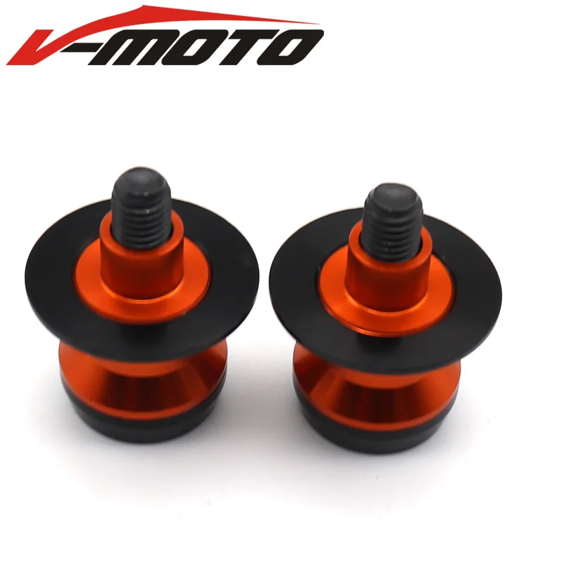 

For KAWASAKI ZX10R ZX-10R ZX 10R 2011-2017 2016 2015 Motorcycle Accessories Swingarm Spools Slider Stand Screws 0.315in/M8 CNC