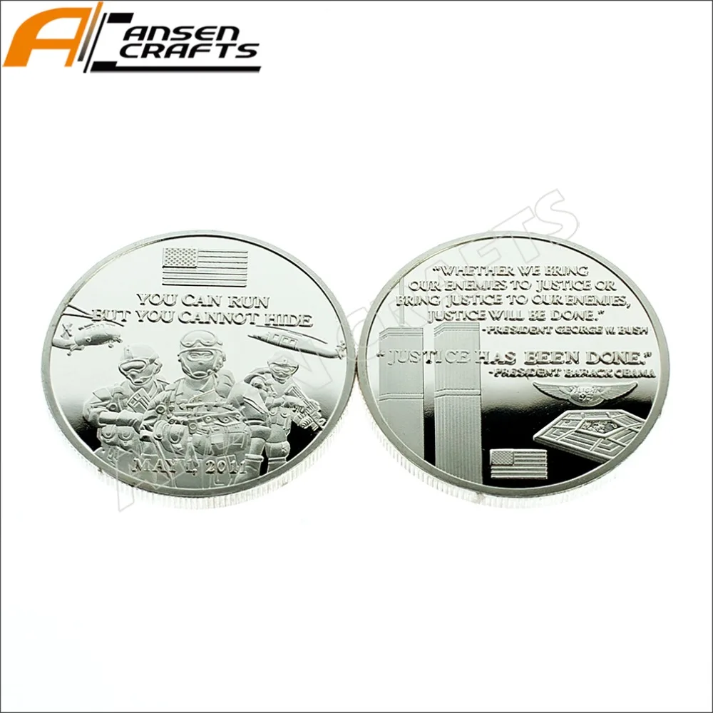 Вы можете бежать но вы не скрыть военный медальон золотая монета Военная