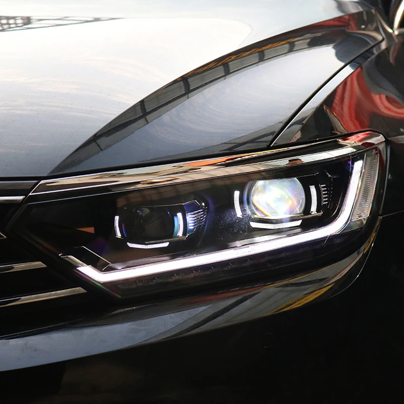 Светодиодный передний фонарь Lmap для Volkswagen Passat MAGOTAN B8 передняя фара 2017 2018 drl сигнал