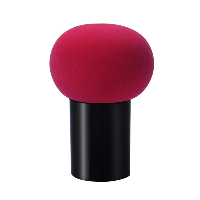 Brainbow 1PC Cosmetic Puff with Plastic Case Cute Mushroom Designed Soft Beauty Makeup Sponge Bigger into Water Portable Sponge| |