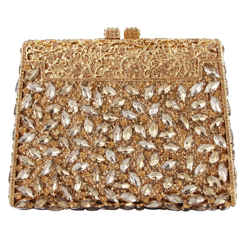 Роскошная женская сумка-клатч с цветочной аппликацией редиска украшенная