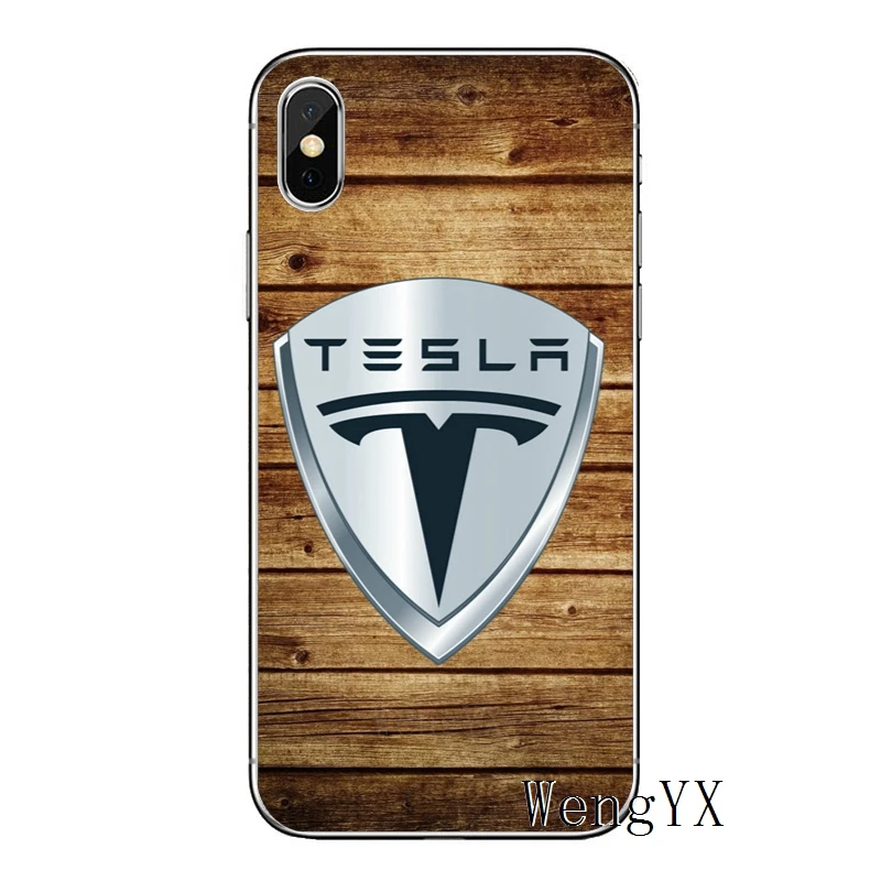 Супер Электрический автомобильный логотип Tesla для Apple iPhone 8 7 plus 6s 6 plus X XR XS Max SE 5s 5c 5 4s 4 TPU мягкий чехол для телефона