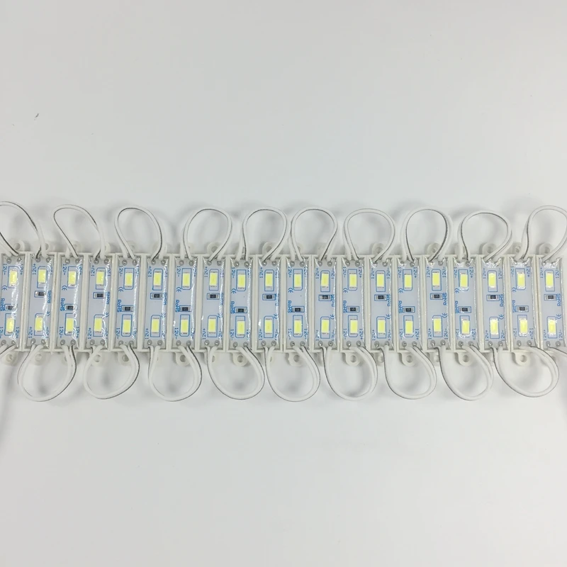 100 шт. светодиодный осветительный модуль 5730 SMD водонепроницаемый IP65 Светодиодный