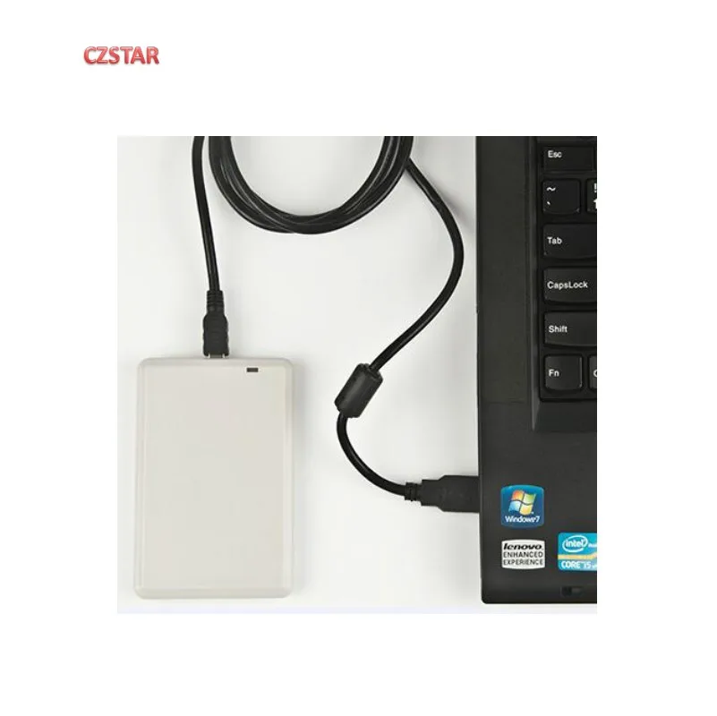 uhf rfid desktop reader emulate keyboard No Driver for access control card tag epc gen2 passive read write function | Безопасность и