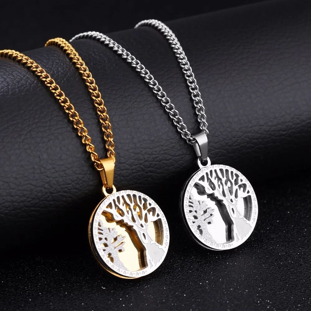 Ожерелье с подвеской Дерево жизни для мужчин мужские викинги руны амулет 2 цвета