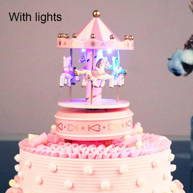 Merry-go-round музыкальные шкатулки Геометрическая музыка украшение детской комнаты