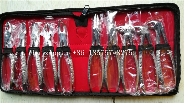 

Stainless Steel Dental Forceps for Adult Tooth Extraction Forcep Pliers Kit Orthodontic Dental Lab Instruments Tools