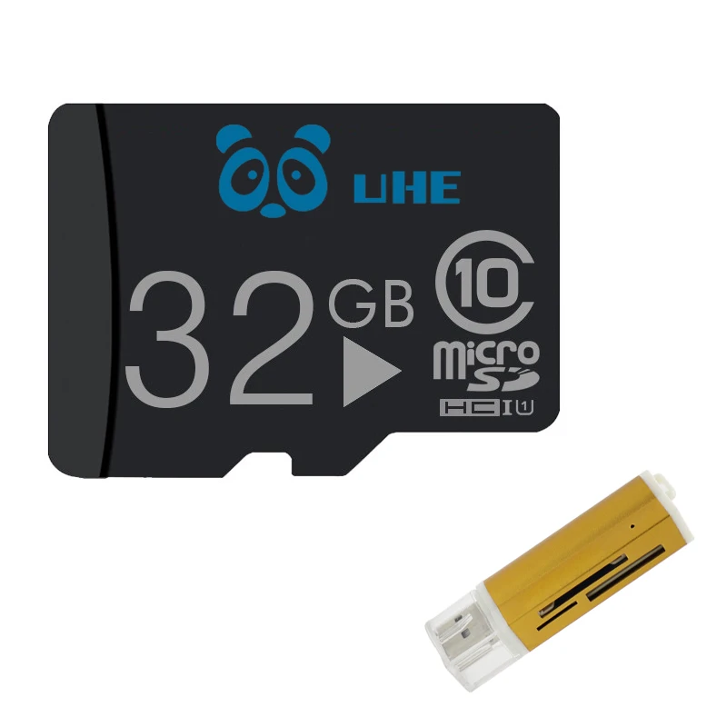 Карта памяти Micro SD 32 ГБ 64 класс 10 16 8 4 Гб tf карты с картридером мини подарки|Карты