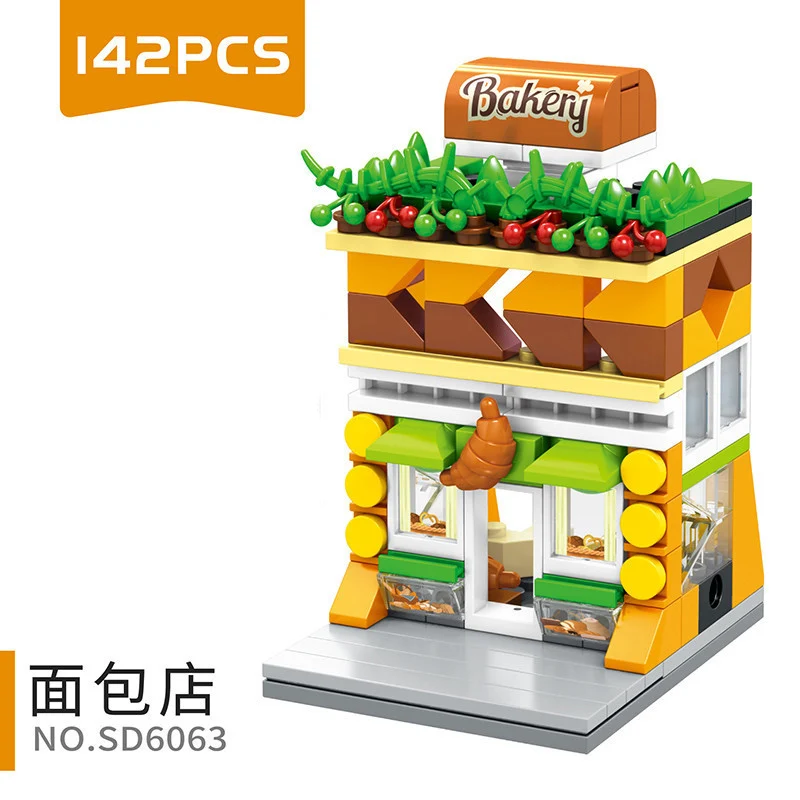 Sebo детские игрушки для детей 3D модель строительные наборы архитектурные блоки