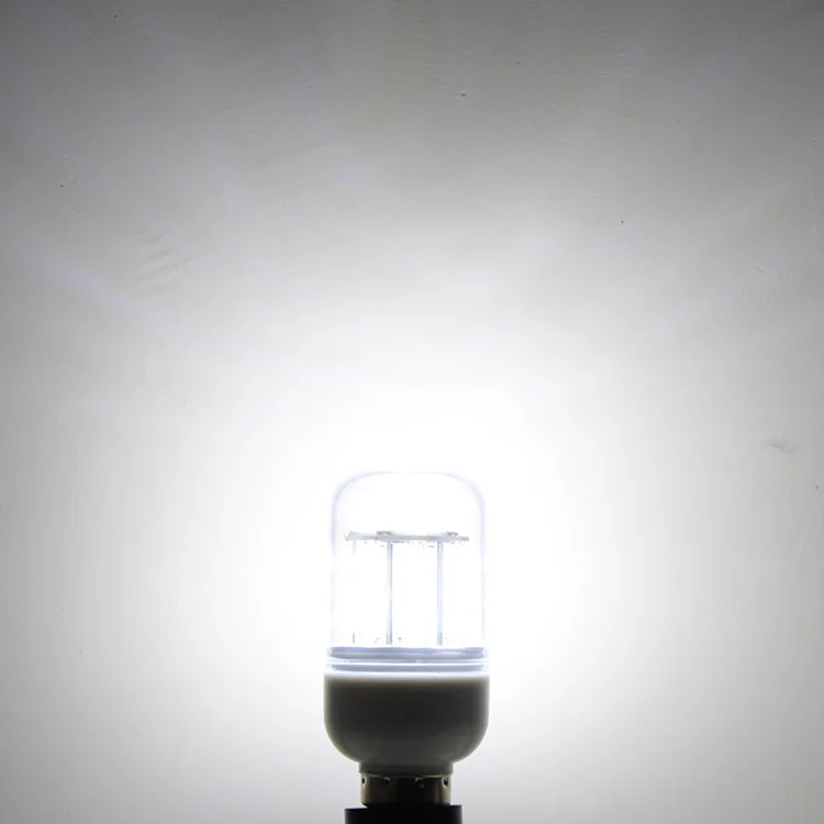 Joneaz 1x bombillas led E12 e14 E27 B22 12 volt 24v 110v 220v bulb lights 5730 27 leds super bright energy saving lamp for home