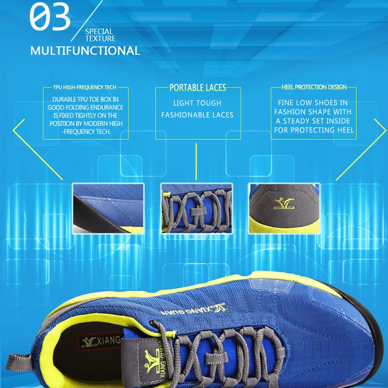 Xiang Guan уличная Мужская и Женская легкая походная обувь классические сетчатые