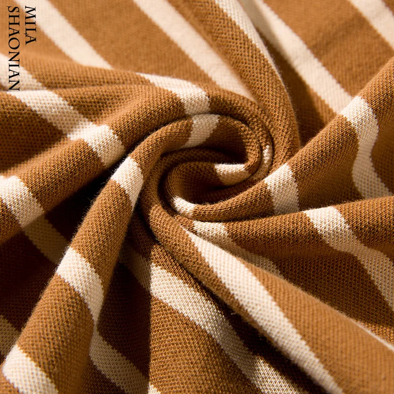 Летнее поло воротник полосатый Кот Вышивка женское платье плюс размер хлопок