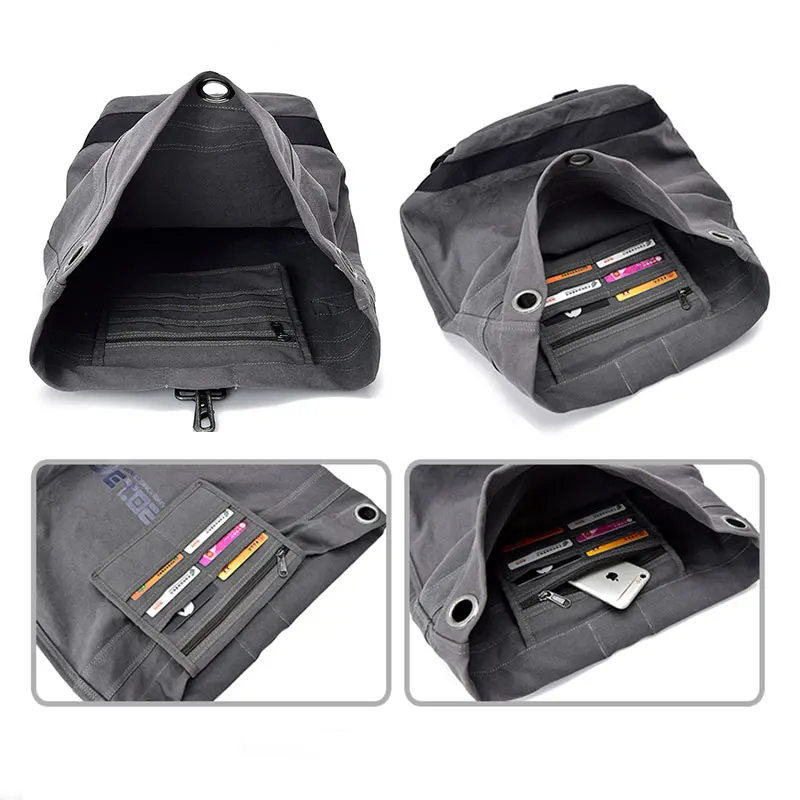 Large Capacity Rucksack Man Travel Bag Mountaineering Backpack Men Canvas Bucket Shoulder Bags Male Backpacks Mochila1390 | Багаж и сумки