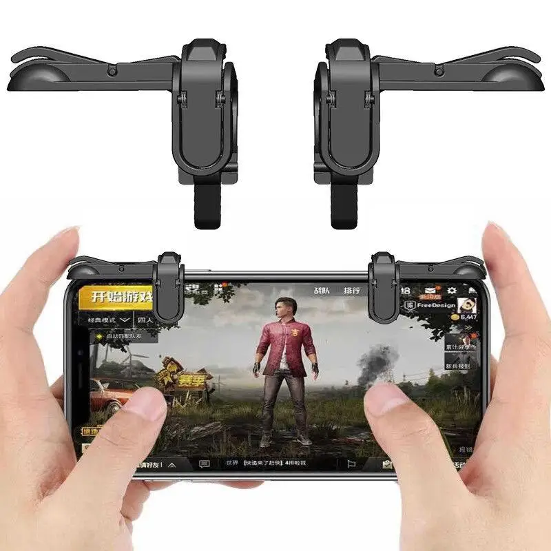Для PUBG Knives Out контроллер для мобильных игр пусковая кнопка стрельбы L1R1 Samsung iPhone