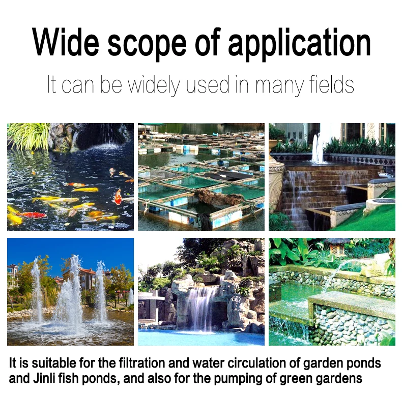 BOYU Fish Pond высокомощный Фильтрующий насос KOI бассейн из нержавеющей стали