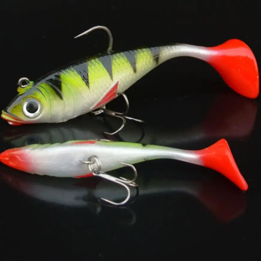 Горячая Распродажа! 5 шт./компл. рыболовная Мягкая приманка легкая свинцовая