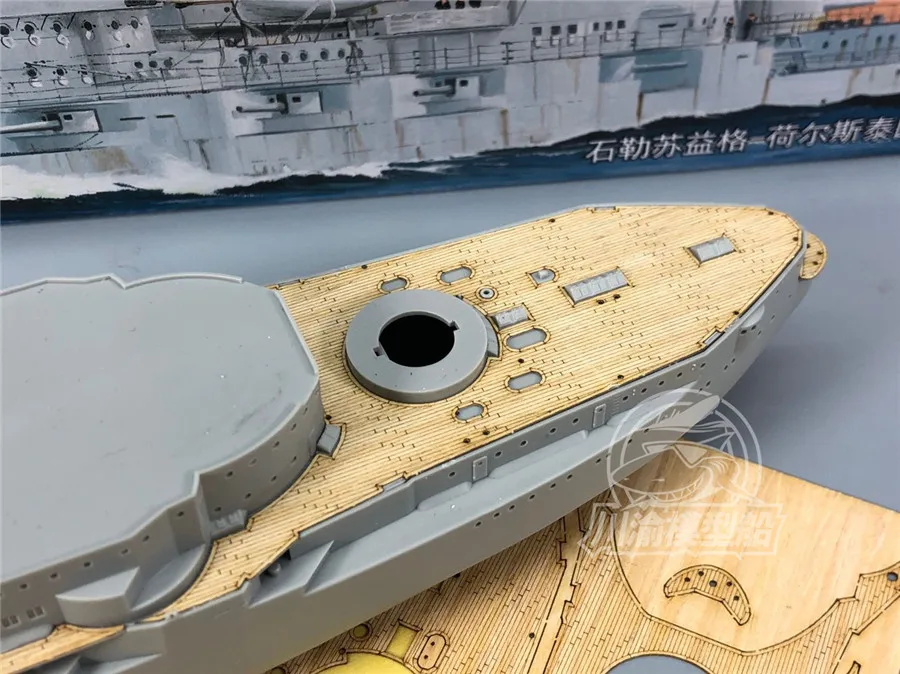 Масштаб 1/350 деревянная колода для Trumpeter 05354 боевой корабль Schleswig Holstein Battleship 1935
