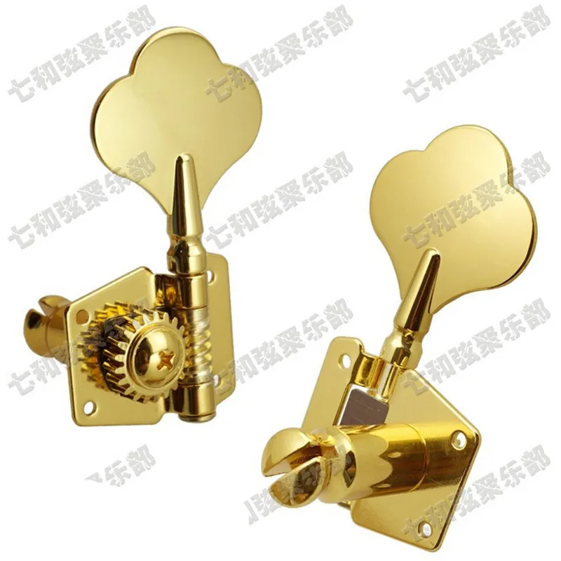 Позолоченные Колки для бас гитары с винтами и втулками|bass tuners machine heads|tuner headsmachine