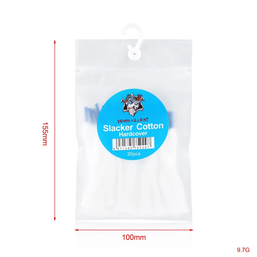 

DemonKiller Vape Cotton for Electronic Cigarette30Pcs/Bag Slacker Cotton Hardcover Easy to use Lace Cotton For Rda RDTA Atomizer