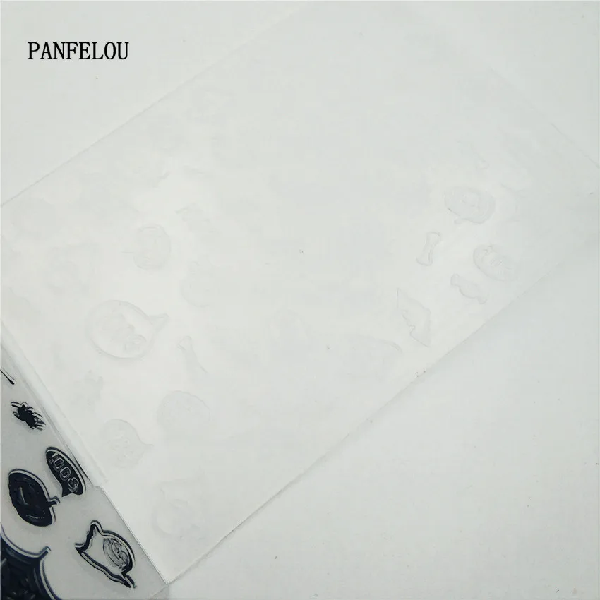 PANFELOU гримаса для Хэллоуина папки тиснения пластика скрапбукинга DIY шаблон