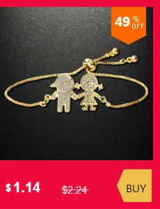 Pulseira Mujer Moda прозрачный кристалл золотой цвет серебра талисман браслеты для женщин Сова регулируемый браслет ювелирные изделия подарок