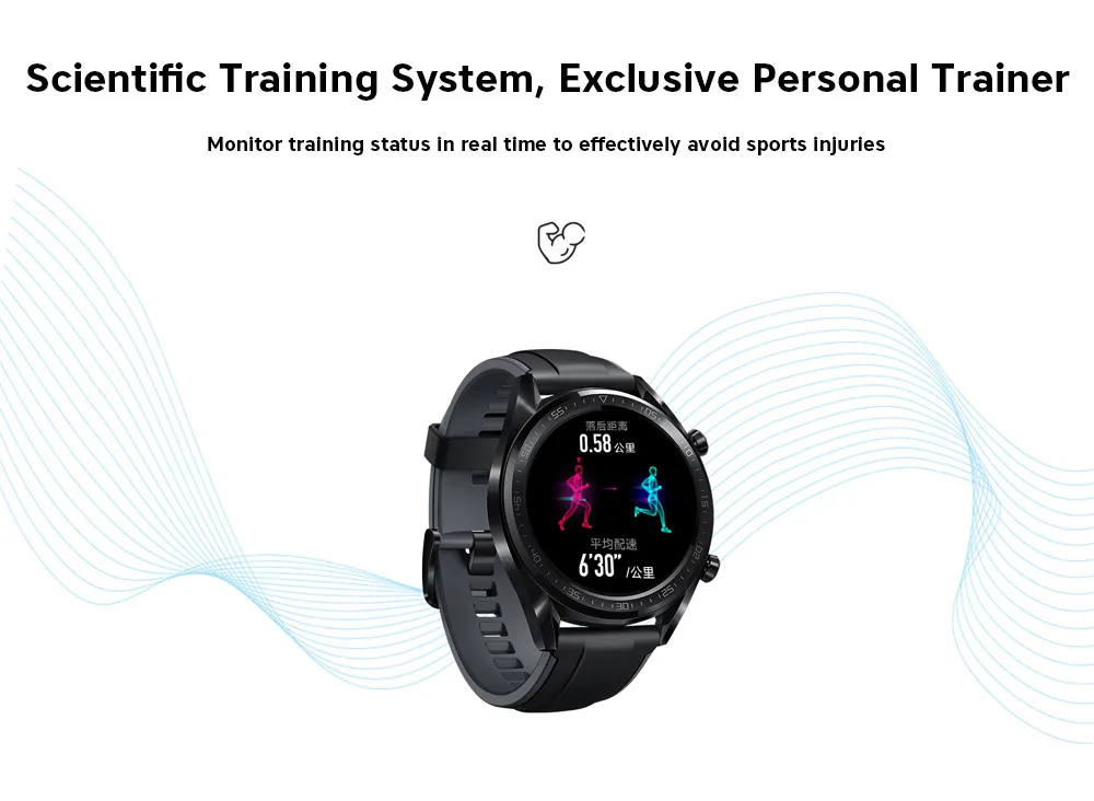 HUAWEI WATCH GT Смарт спортивные часы 1,39 дюймов AMOLED цветной экран монитор сердечного ритма во время сна gps NFC 5ATM водонепроницаемые умные часы