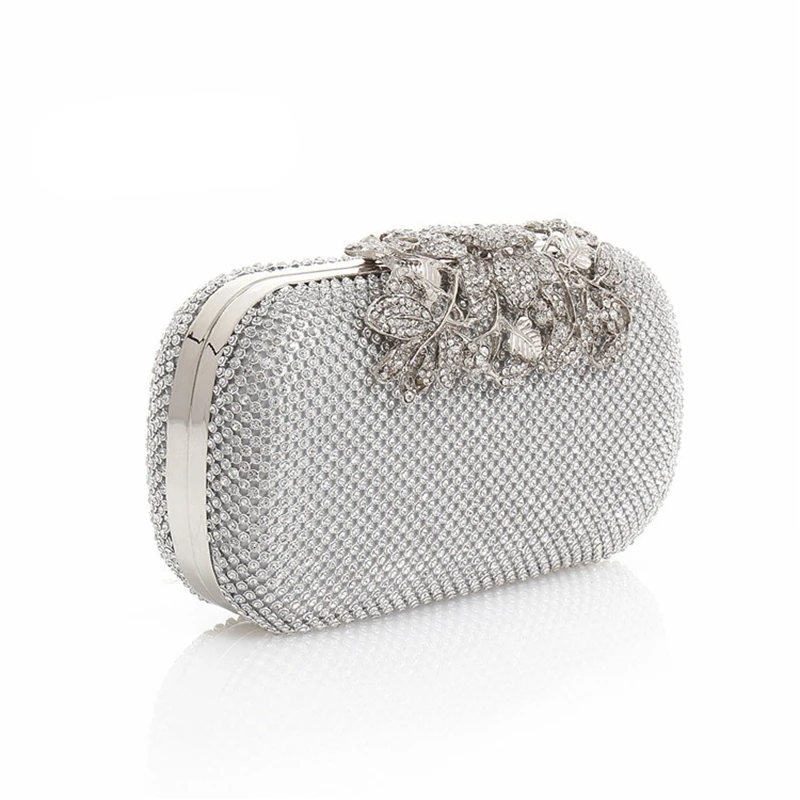 Роскошные клатч Сумки Свадебные Diamond сумка с бусинами Женская кристалл вечерняя