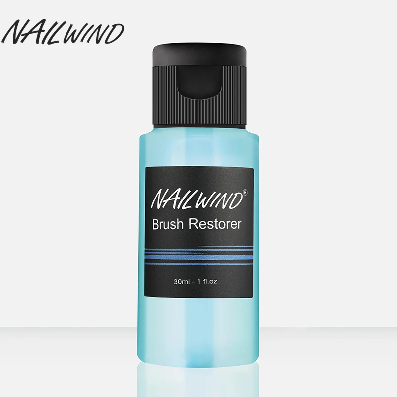 NAILWIND 30 мл щетка для очистки для удаления воды 1 шт ногтей Soak Off Гель Froms Маникюр Инструмент Ручная стирка ногтевая Кисть для геля для снятия лака