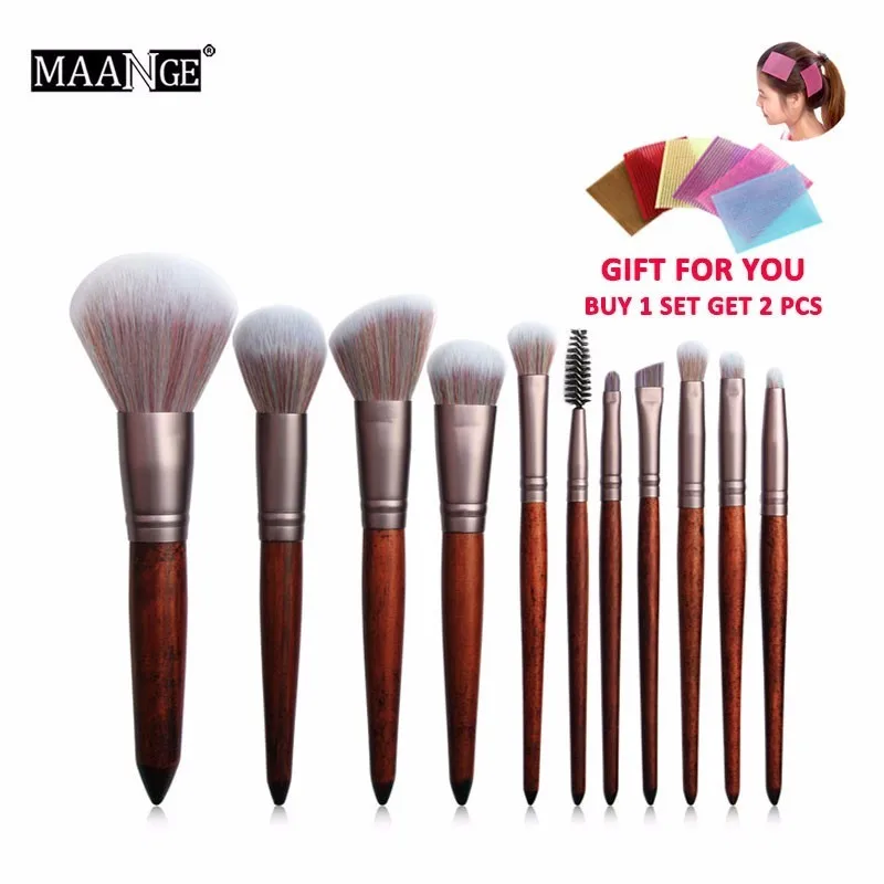 Высокое качество Профессиональный набор кистей для макияжа мягкий беличий ворс