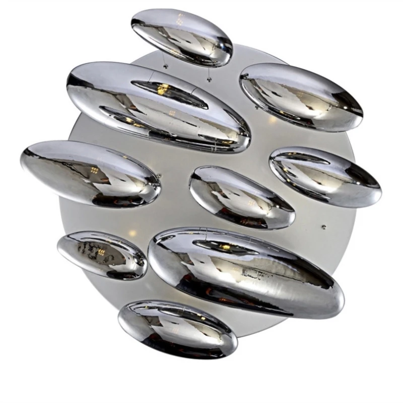 Страна Чудес капли воды серебряный стеклянный камень светодиодная Подвесная