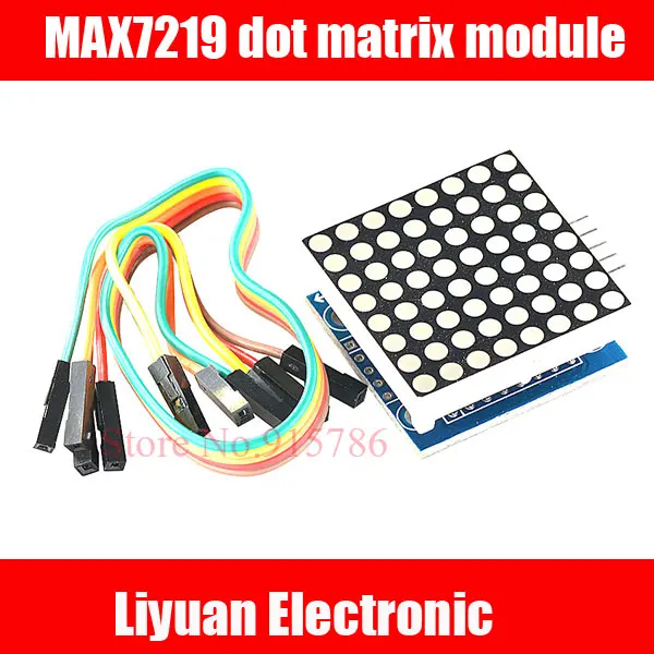 MAX7219 dot matrix module / control MCU driver LED display | Электронные компоненты и принадлежности