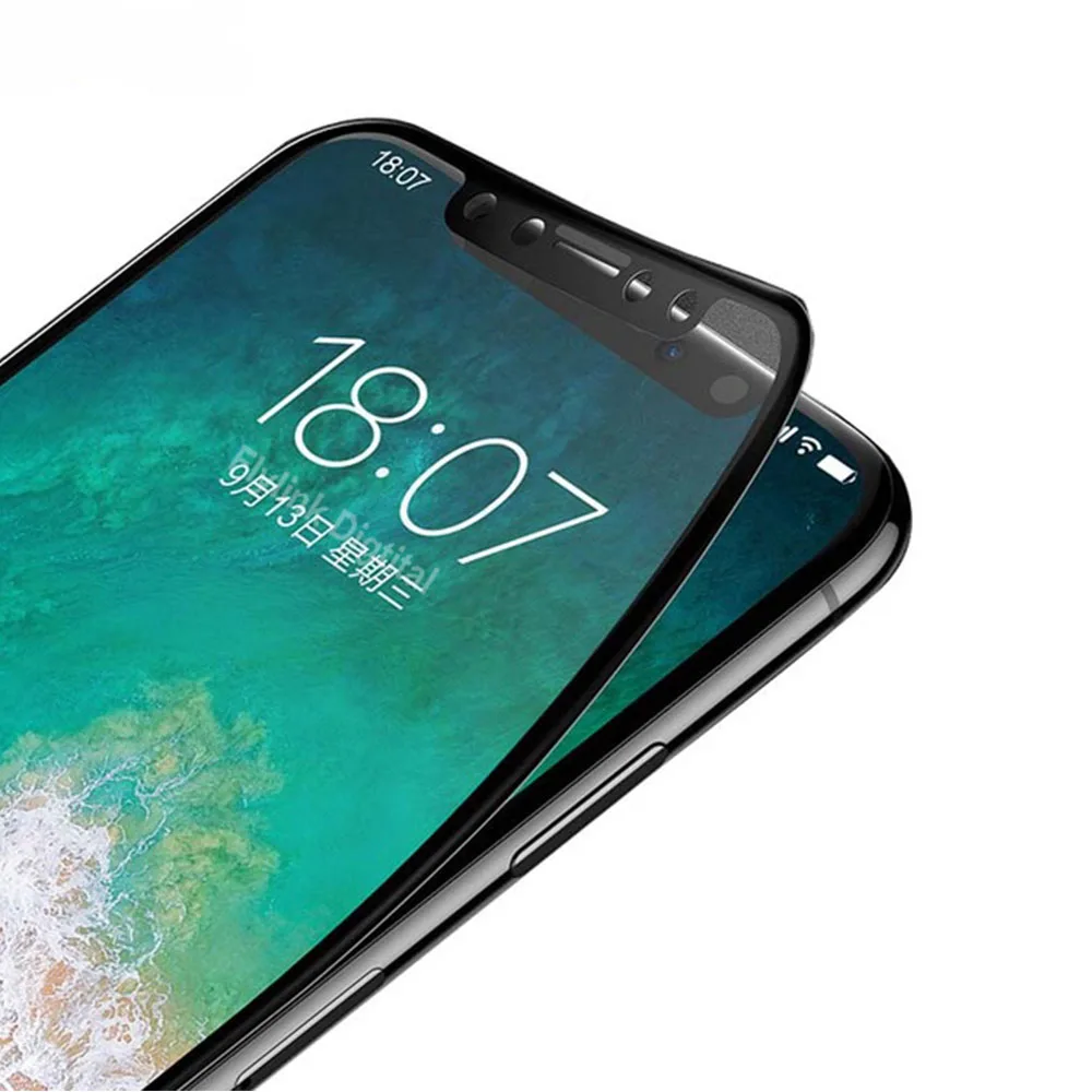 Защитное стекло закаленное 3D для iPhone X/7/6 S/8|Защитные стёкла и плёнки телефонов| |