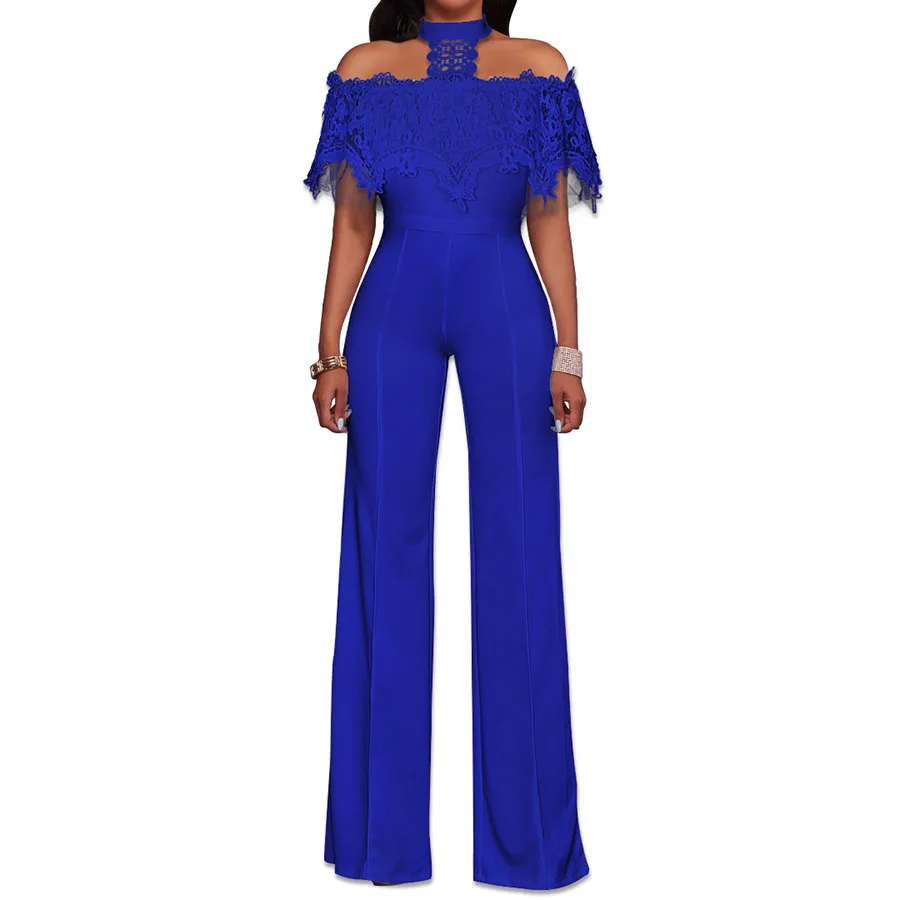 Новый белый комбинезон для женщин сексуальный Модный с кружевом женская одежда