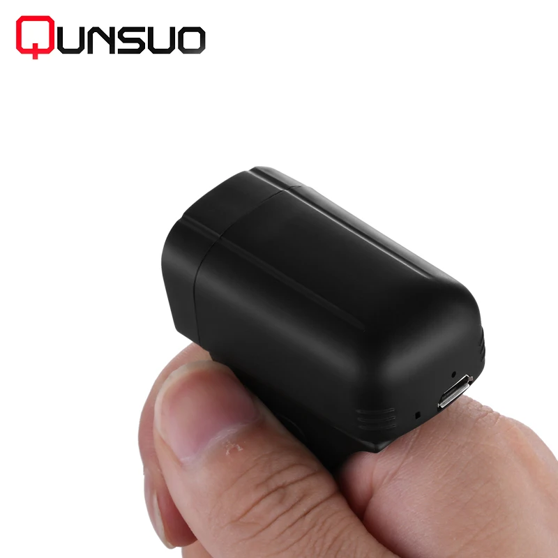 Популярный Мини Портативный Bluetooth сканер штрих кода с кольцом на палец