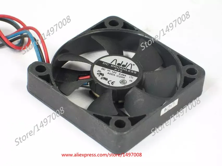 Охлаждающий вентилятор для сервера ADDA AD0512HS G76 DC 12 В 0 09a 50x50x10 мм|square fan|server fan60mm fan |