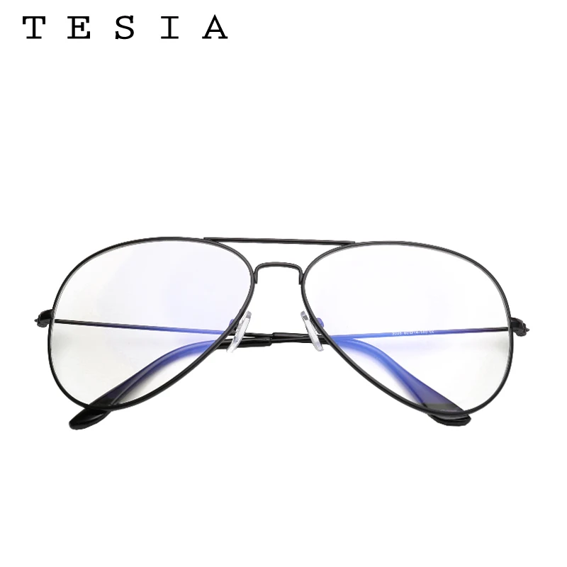 TESIA, унисекс, винтажные очки, женские, негабаритные, прозрачные очки, оправа для женщин и мужчин, Oculos De Grau, в авиационном стиле, T260
