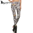 Женские леггинсы с 3D-принтом Ты мой секретный размера плюс, эластичные блестящие облегающие леггинсы в богемном стиле для фитнеса