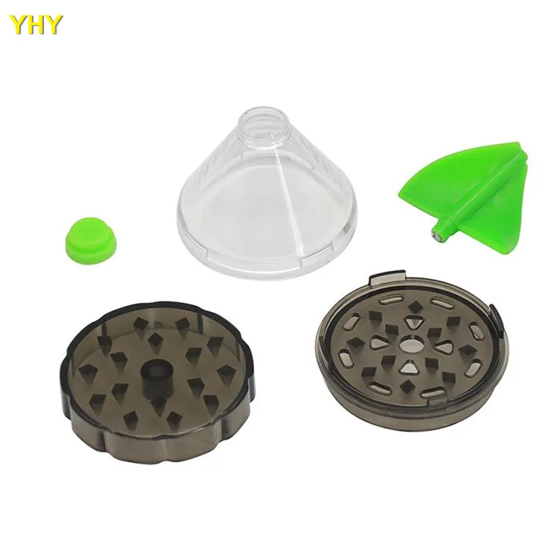 Пластиковые воронки мельницы красочные Табак Дробилка для трав и специй ручной