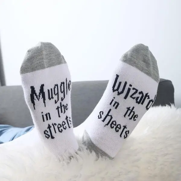 Женские забавные носки Dobby с буквенным принтом, милые осенне-весенние забавные носки Meia, Новое поступление, Chaussette Femme, зимние теплые носки Meias - Цвет: Кораллово-Красный